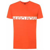 BOSS T-shirt com logo - Laranja