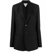 Bottega Veneta Blazer com lapelas - Preto