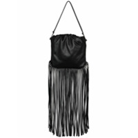 Bottega Veneta Bolsa The Fringe Pouch - Preto