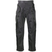 Bottega Veneta Calça reta de nylon - Cinza