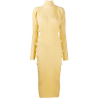 Bottega Veneta roll neck knit dress - Amarelo