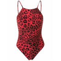 Brigitte Maiô Nina estampado - Vermelho