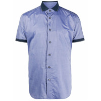 Brioni short sleeved shirt - Azul