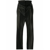 Burberry Calça com cós duplo - Preto