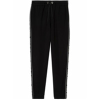 Burberry Calça esportiva com logo - Preto