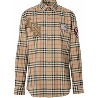 Burberry Camisa com Vintage Check - Neutro