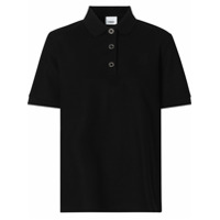 Burberry Camisa polo com monograma - Preto