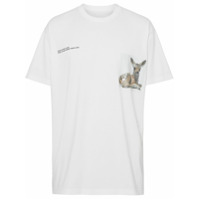Burberry Camiseta com estampa 'Montage' - Branco