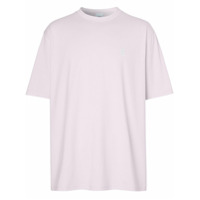 Burberry Camiseta com logo bordado - Rosa