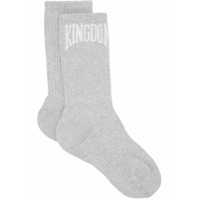 Burberry Kingdom intarsia socks - Cinza