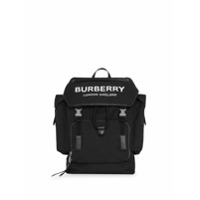 Burberry Mochila com logo média - Preto