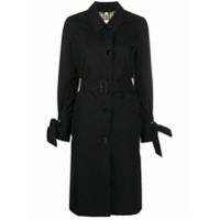 Burberry Sobretudo com cinto - Preto