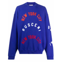 Buscemi Blusa com logo NYC - Azul