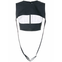 Calvin Klein 205W39nyc Blusa cropped - Azul