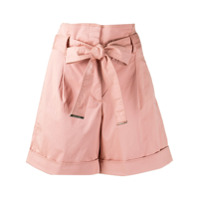 Calvin Klein paperbag waist shorts - Rosa