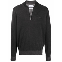 Calvin Klein Suéter com zíper - Preto