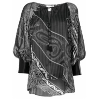 Camilla Blusa com manga raglã - Preto