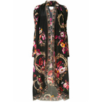 Camilla Jaqueta leve longa - Preto