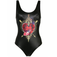 Camilla Maiô com estampa de joias - Preto