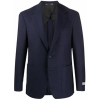 Canali Blazer com bolsos no busto - Azul