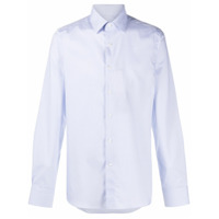 Canali Camisa com abotoamento - Azul