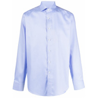 Canali Camisa com colarinho - Azul