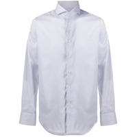 Canali Camisa com estampa floral - Branco