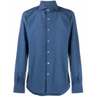 Canali slim-fit shirt - Azul
