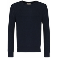 Canali Suéter de lã e algodão mistos - Azul