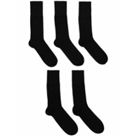 CDLP Pacote com 5 pares de meias - Preto