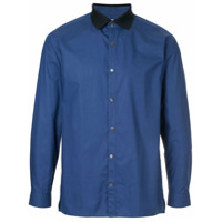 Cerruti 1881 Camisa com contraste - Azul