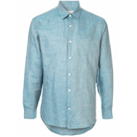 Cerruti 1881 Camisa slim texturizada - Azul