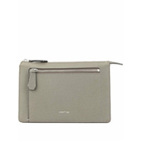 Cerruti 1881 Clutch com zíper - Cinza