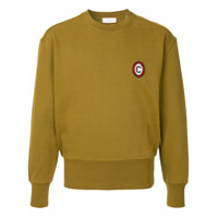 Cerruti 1881 logo patch sweater - Amarelo