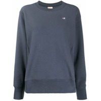 Champion Moletom decote careca - Azul