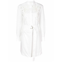 Chloé belted shirt dress - Branco