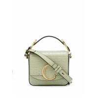 Chloé Bolsa Chloé C mini de couro - Verde