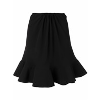 Chloé high-waisted ruffle skirt - Preto