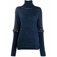 Chloé Suéter com mangas removíveis - Azul