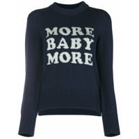 Christopher Kane Suéter 'More Baby More' - Azul
