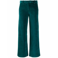 Circolo 1901 Calça com efeito de veludo - Verde