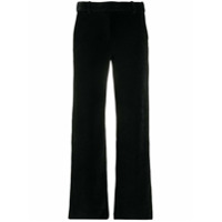 Circolo 1901 Calça reta de veludo - Preto