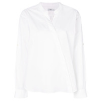 Closed asymmetric front shirt - Branco