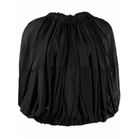 Comme Des Garçons Blusa drapeada - Preto