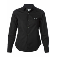 Comme Des Garçons Play Camisa slim - Preto