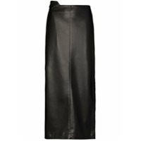 Commission Saia midi evasê Fanny - Preto