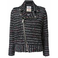 Coohem Jaqueta biker de tweed - Preto