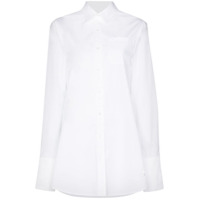 Coperni longline buttoned shirt - Branco