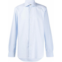 Corneliani Camisa com textura - Azul