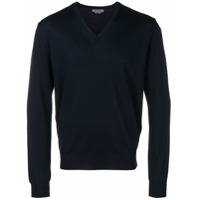 Corneliani v-neck sweater - Azul